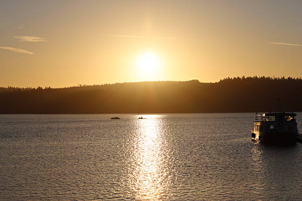 istock Sunrise over a lake in summer 2224540078