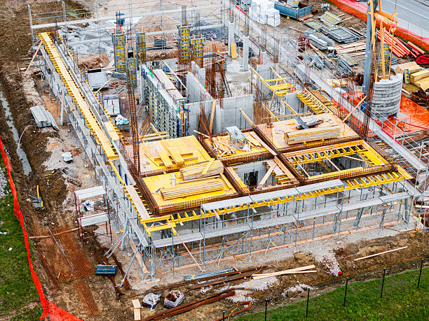 istock Aerial View of a Construction Site Under Development 2224550806