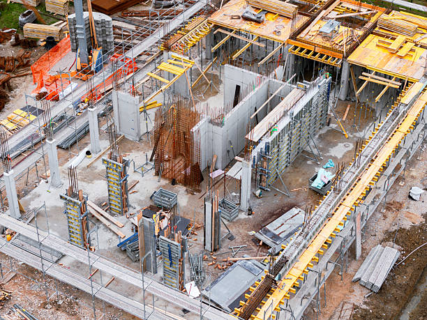 istock Aerial View of a Construction Site in Progress 2224550841