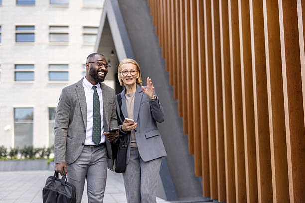 istock Business Team Smiling Together, Urban Commerce Setting 2224552913