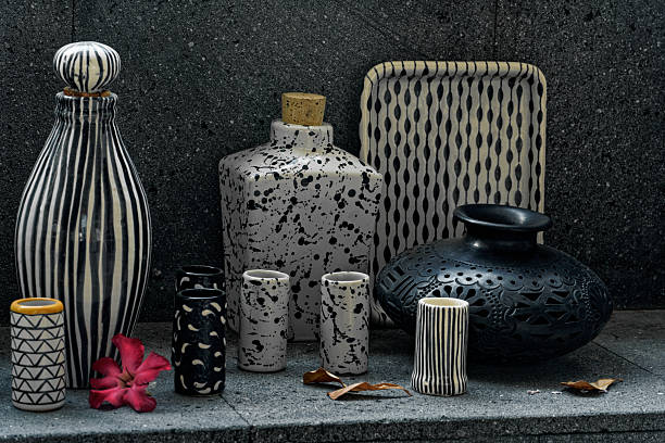 istock Still life with cactuses, bottles, ceramics and plants 2224557750