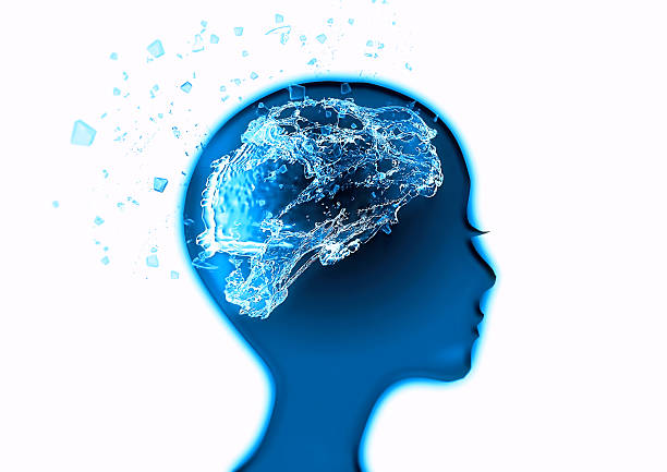 istock 3d illustration of abstract human head and water brain 2224567952