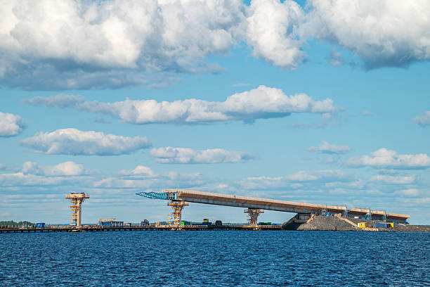 istock The construction site of the sea bridge. 2224570063