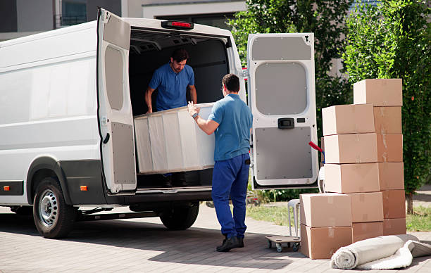 istock Moving Crew Unloading Furniture From Truck 2224573340