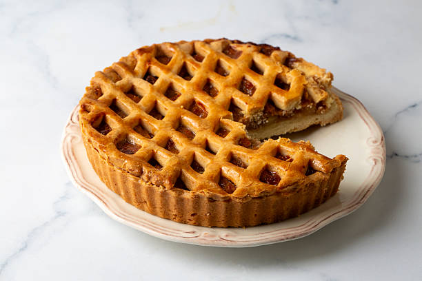 istock Homemade Organic Apple Pie Dessert Ready To Eat 2224587773