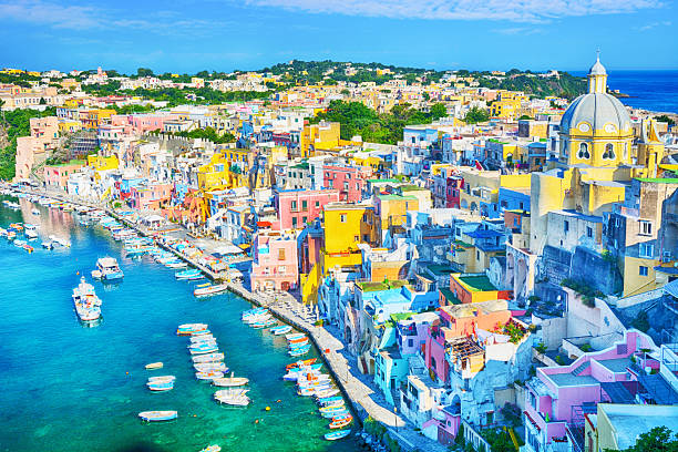 istock Aerial view Procida island, Italy 2224604421