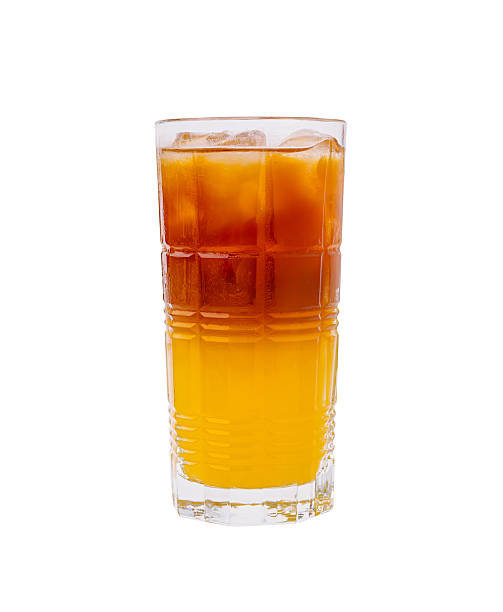 istock Refreshing iced tea blend served in a tall glass with ice cubes 2224608447