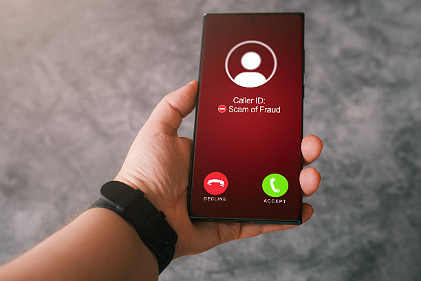 istock Woman holding phone while receiving unwanted call. 2224608707