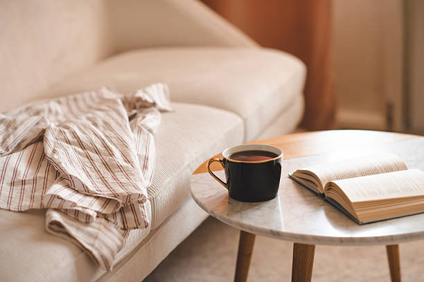 istock Cozy home atmosphere with cup of coffee 2224617982