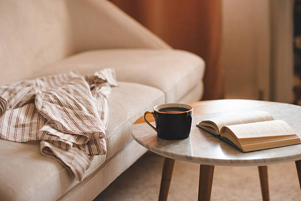 istock Cozy home atmosphere with cup of coffee 2224617986