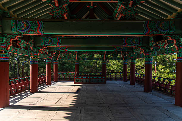istock interior of the traditional Korean pavilion 2224620552