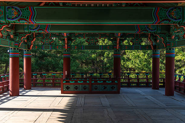 istock interior of the traditional Korean pavilion 2224620559