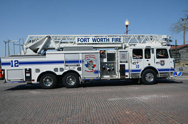 Fire Truck in Fort Worth, TX, USA on March 22, 2025