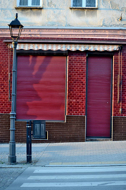 istock Twilight Storefront — Brick and Burgundy at Dusk 2224624225
