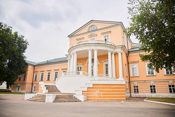 Moscow, Russia. - June 04, 2025: Razumovsky Manor on Yauza, 1802