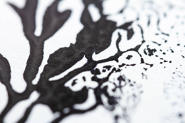 istock Extreme close up of acrylic paint texture 2224629324
