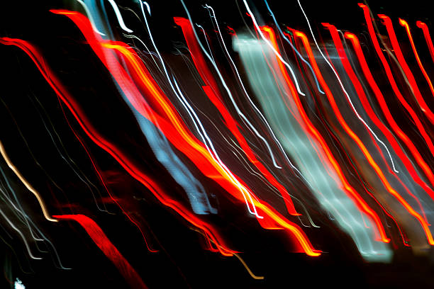 istock Abstract background with bright, multicolored light rays in motion. Copyspace concept. Photo effect. 2224629487