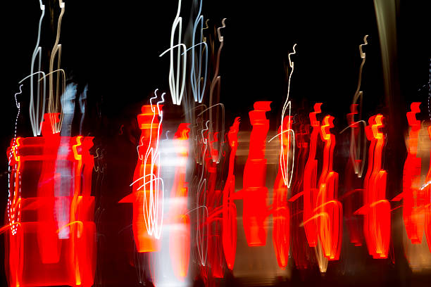 istock Abstract background with bright, multicolored light rays in motion. Copyspace concept. Photo effect. 2224629488
