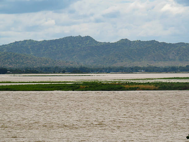 istock The Irrawaddy River and Mountains in Myanmar 2224637602
