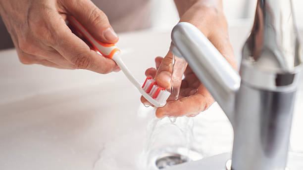istock Tooth brushing and dental health concept 2224641293