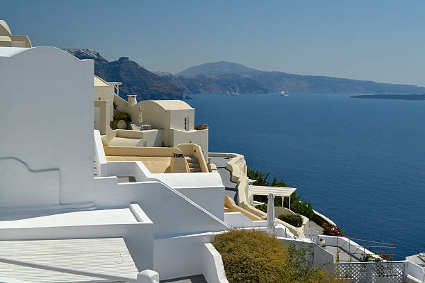 Santorini, also known as Thera, is a Greek island in the Aegean Sea, famous for its unique landscape, whitewashed villages, and stunning sunsets