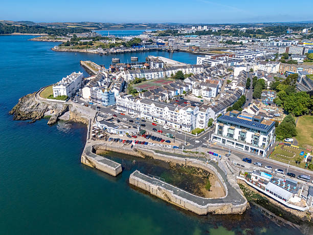 istock Small harbour at West Hoe in Plymouth 2224642492