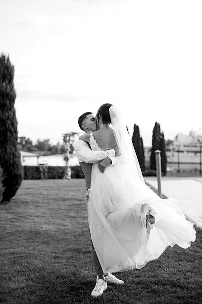 istock wedding dance of the bride and groom 2224644383