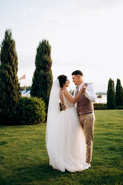 istock wedding dance of the bride and groom 2224645508