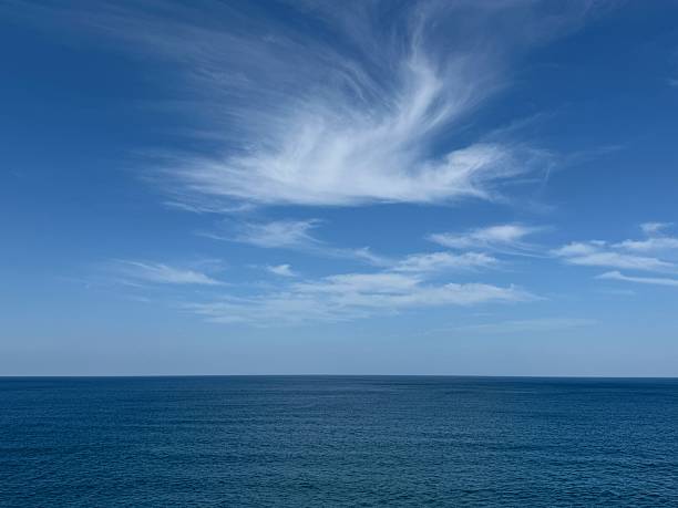istock Blue sea and beautiful sky clouds. 2224647019