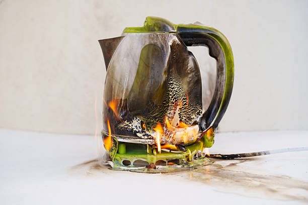istock A electric kettle engulfed in flames 2224652665