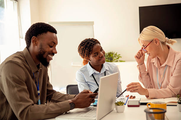 istock Creative business people working on business project in office 2224652692
