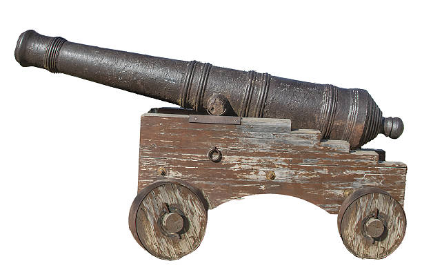 istock Vintage cannon side view shot isolated photo 2224655991
