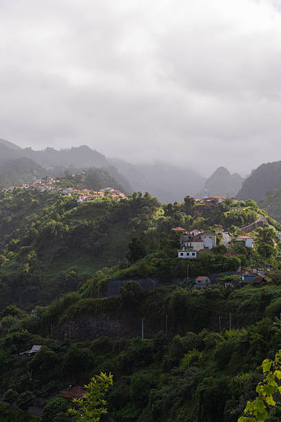 istock Mountain village on a cloudy day Vertical 2224658829