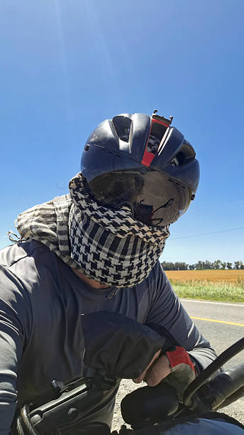 istock Man and Touring Bike 2224659455
