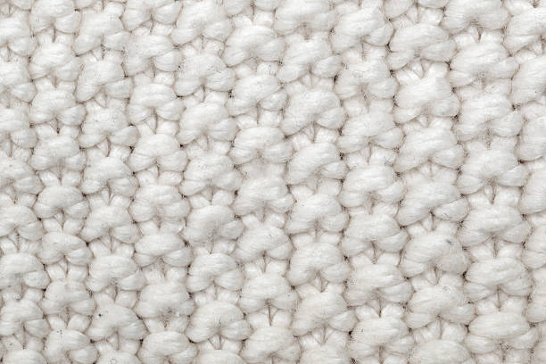 istock Natural white cotton, abstract background, cotton texture. Top view 2224659729
