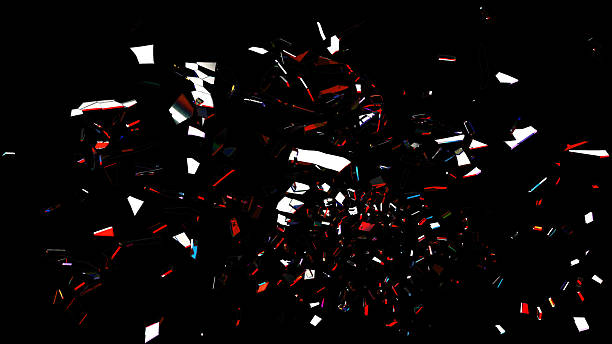 istock Shattered Glass Black White Red Highlights 2224659756