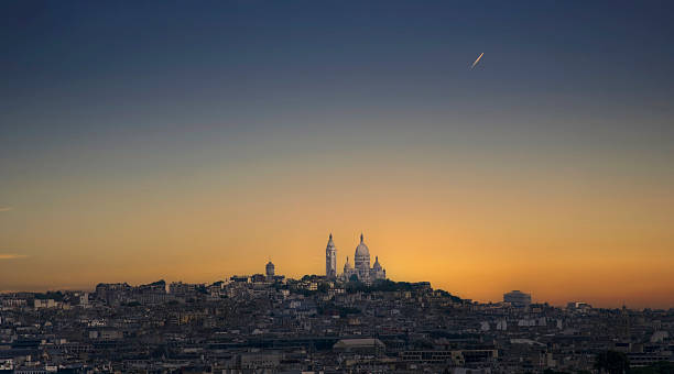 The Sacre-Coeur Basilica on Summit Montmartre, Paris