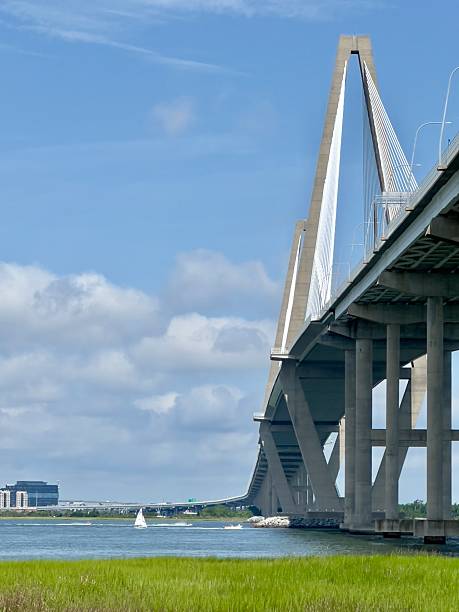 istock Sailboat Under Arthur Ravenel Jr. Bridge 2224671550
