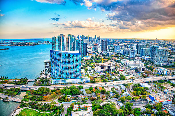 istock Miami Cityscape Aerial 2224675112