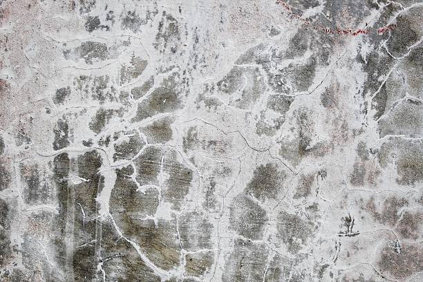 istock Rough Concrete Wall Close-Up with Weathered and Textured Surface 2224675464