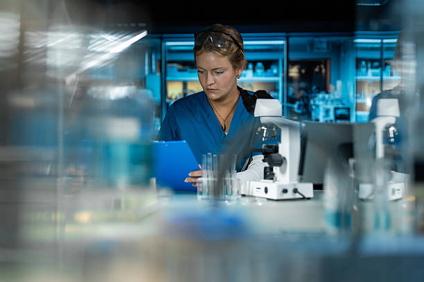 istock Woman technician in Medical laboratory. 2224678572
