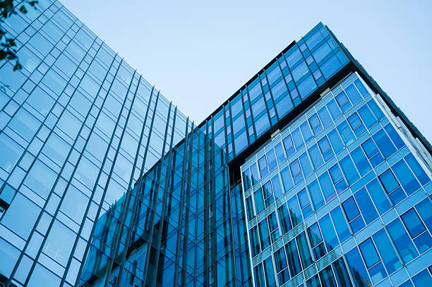 istock Abstract Blue Glass Office Buildings 2224678771