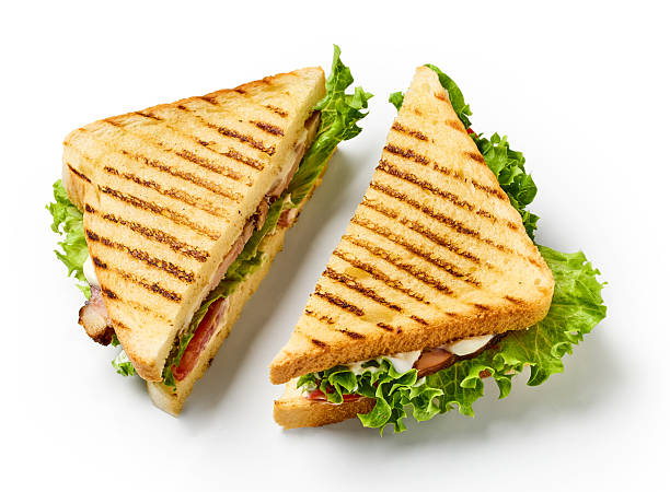 istock club sandwich on white background 2224681140