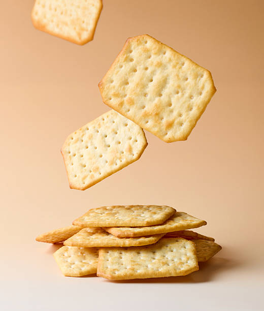 pile and flying crackers