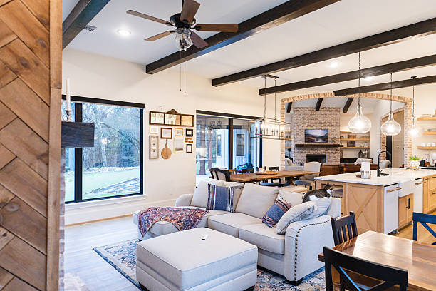 istock Modern Farmhouse Living Room Interior Design 2224684252