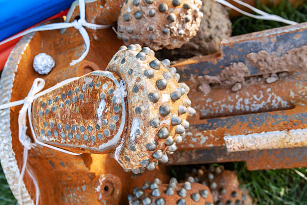 istock drilling equipment for well workover. drilling head for drilling oil wells 2224687404
