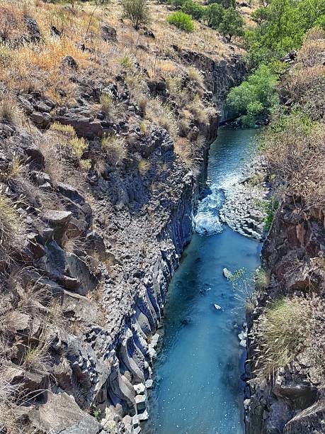 istock Hexagon Pool (Brechat Meshushim) in Golan Heights, Israel 2224694759