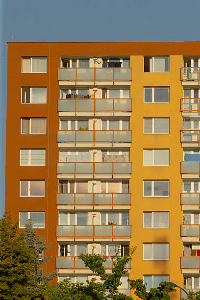 istock A very tall building adorned with numerous windows and balconies 2224695804