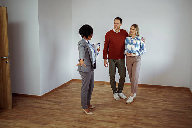 istock Real estate consultation in unfurnished flat 2224697780
