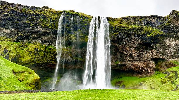 istock A waterfall in a grassy area in Rangaring eystra, Iceland 2224715227